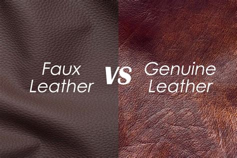 synthetic leather vs genuine